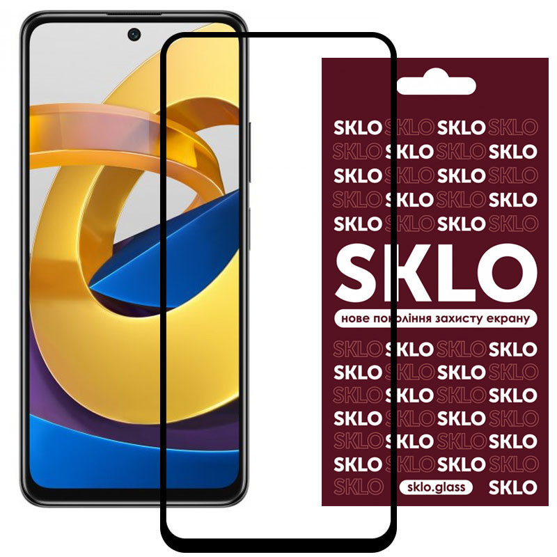 Защитное стекло SKLO 3D для Xiaomi Poco M4 Pro 4G Херсон - изображение 1