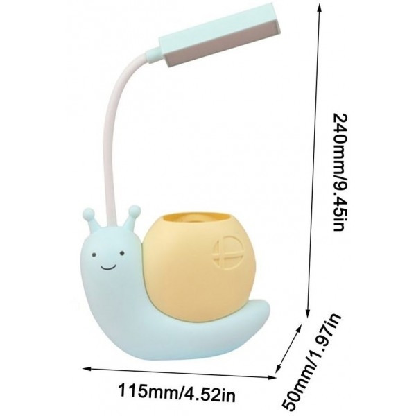 DM Настільна лампа Desk Lamp NO.904 Snail 400 mAh Blue/Yellow Харьков - изображение 2