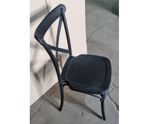 Стілець Кросс пластиковий чорний Дніпро - зображення 6