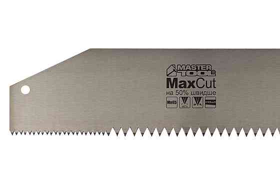 Ножовка столярная MASTERTOOL 2TPI/5TPI MAX CUT 400 мм закаленный зуб 2-D заточка полированная 14-270 Харьков