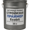 Бітумова ґрунтовка СтройIзол Праймер Ecobit ДСТУ Б В.2.7-108-2001 (ГОСТ 30693-2000) 20 л Дніпро