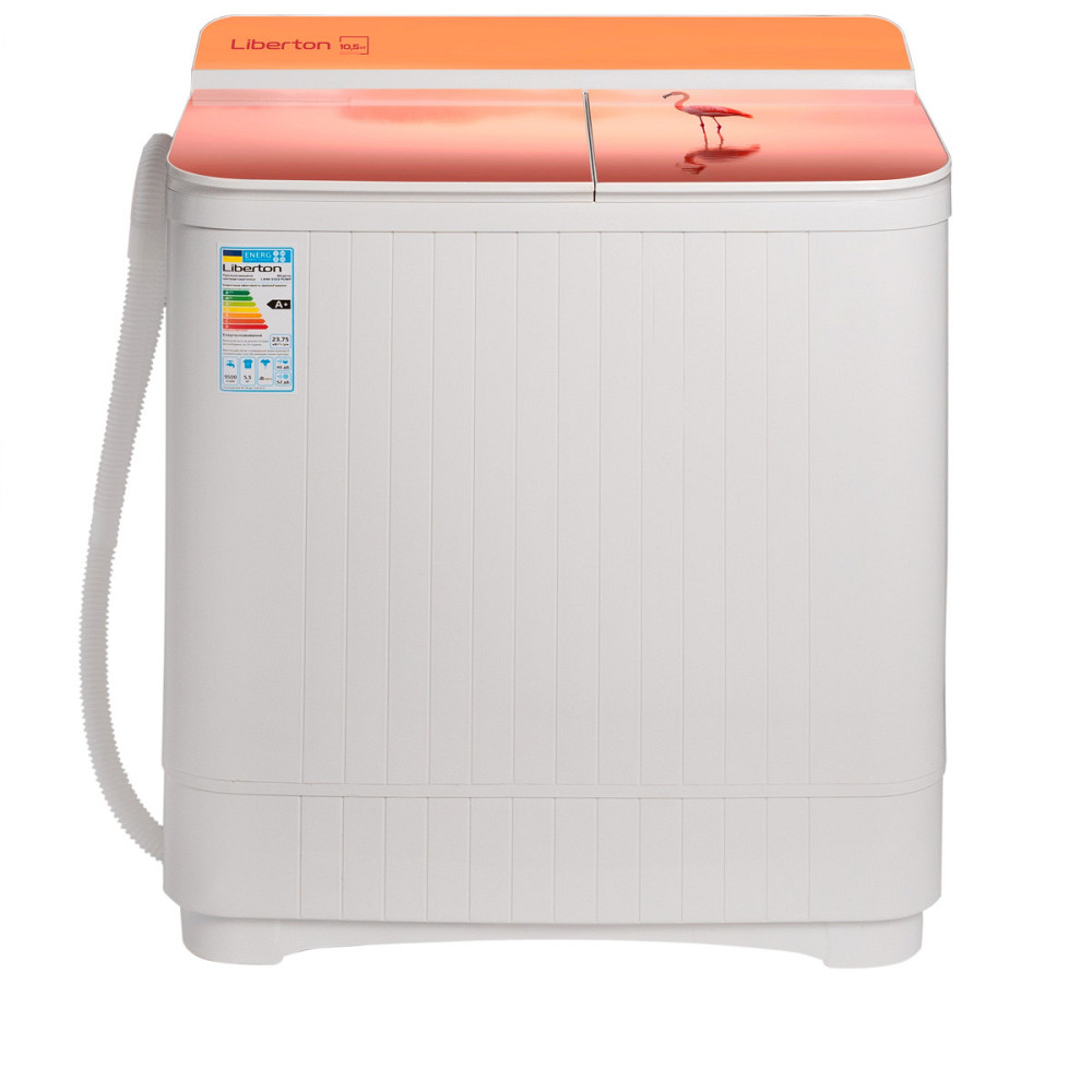 Стиральная машина полуавтомат Liberton LWM-10500 PUMP 10.5 кг белая Київ - зображення 1