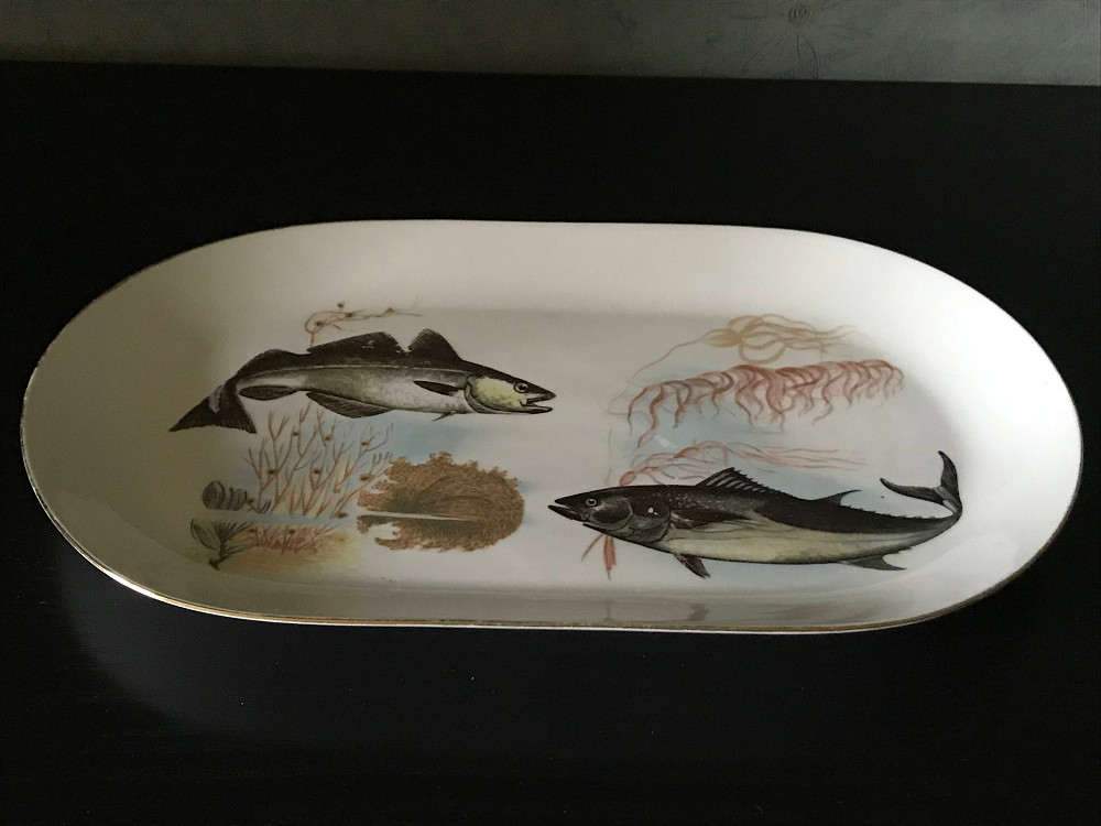 Винтажное блюдо "Рыбы", ГДР, 60-е годы. Дніпро - зображення 1