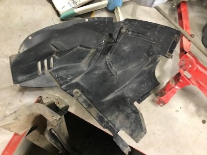 Бу подкрылок крыла Mercedes Benz W168 , A1686900130, передний левый, передняя часть. Кропивницький - зображення 2