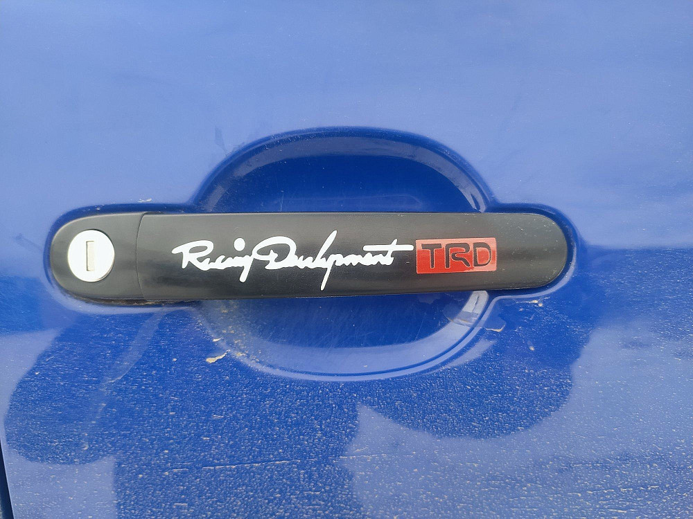 Наклейка на ручки авто TRD номер 7 Белая светоотражающая Борисполь - изображение 4