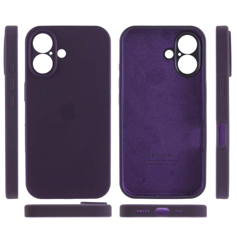 Чехол Silicone Case Full Camera Protective (AA) для Apple iPhone 16 Plus (6.7") Херсон - зображення 3