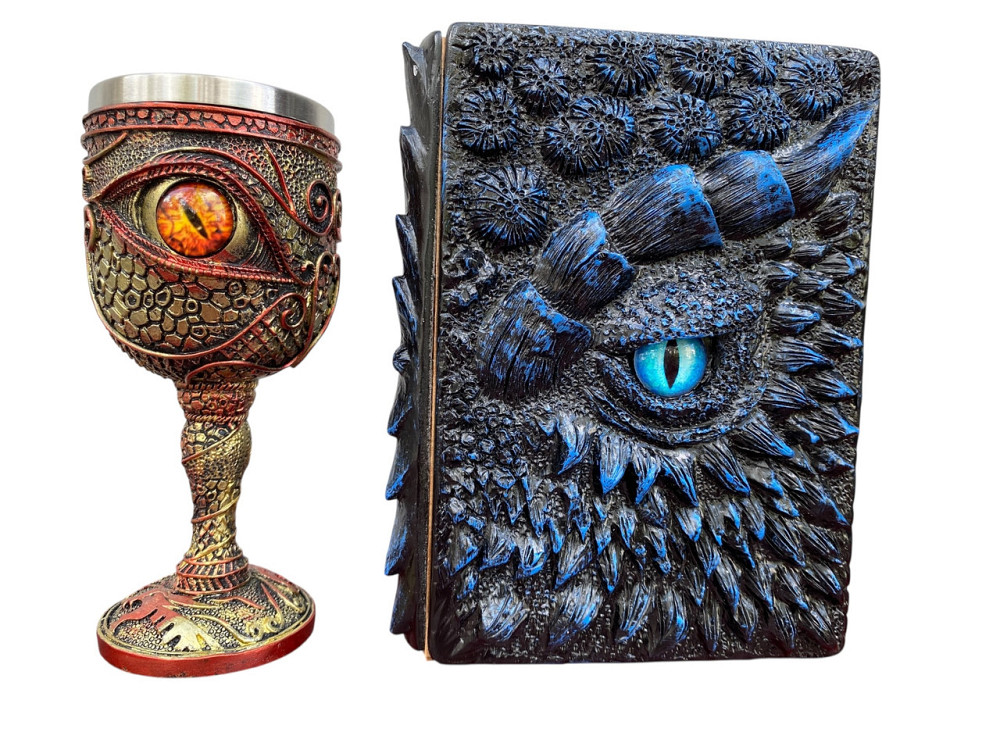 Подарочный набор Бокал 3D Глаз Orange и Блокнот 3D «Книга Теней и Глубин» Київ - зображення 1