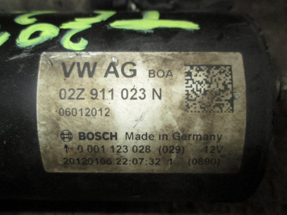 Стартер VW T5 2.0 tdi 2003-2015 (02Z911023N) Ковель - зображення 4