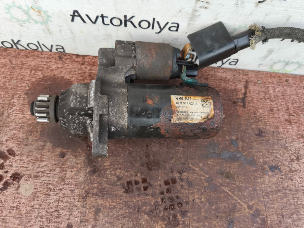 Стартер VW Crafter 2.0 tdi 2016-2025 (02M911021A) Ковель - зображення 1