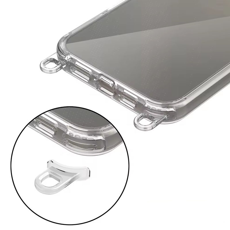 Чехол TPU Transparent with Straps для Apple iPhone 13 Pro Max (6.7") Херсон - зображення 5