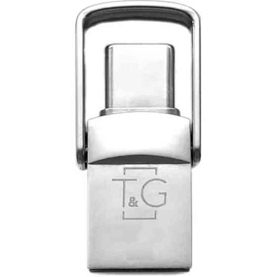 Флеш пам'ять T&G 104 32GB Metal Series USB 3.0/Type-C Silver (TG104TC-32G3) Харків