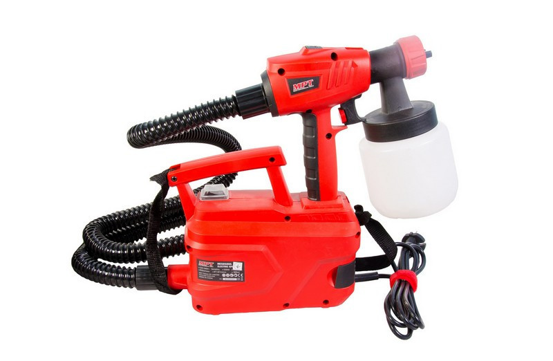 Краскопульт электрический MPT 500 Вт 800 мл 50 DIN/с Ø 1,8/2,6 мм 850 мл/мин 1,5-2,5 бар MESG5005 Харків - зображення 2