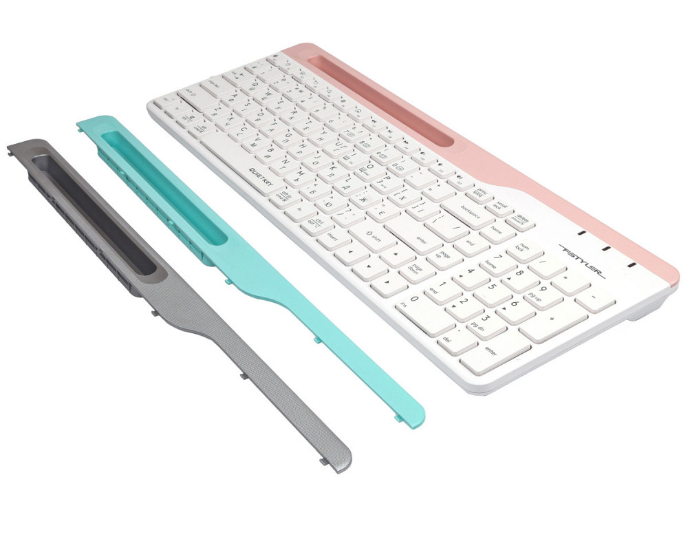 Клавиатура беспроводная A4Tech Fstyler FBK25(White) белая Київ - зображення 3