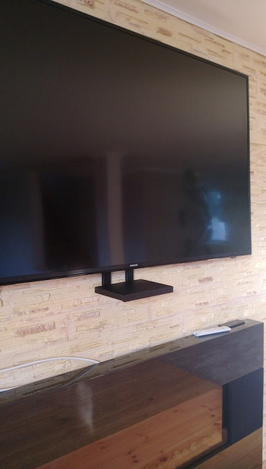 Комплект для установки ТВ с полкой для тюнера ElectricLight 13b907st-Black черный Київ - зображення 2