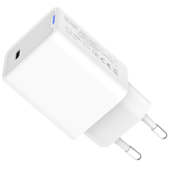 Мережевий зарядний пристрій ColorWay GaN Mini 65W PD Port PPS USB-C White (CW-CHS049PD-WT) (Код това Харьков - изображение 2