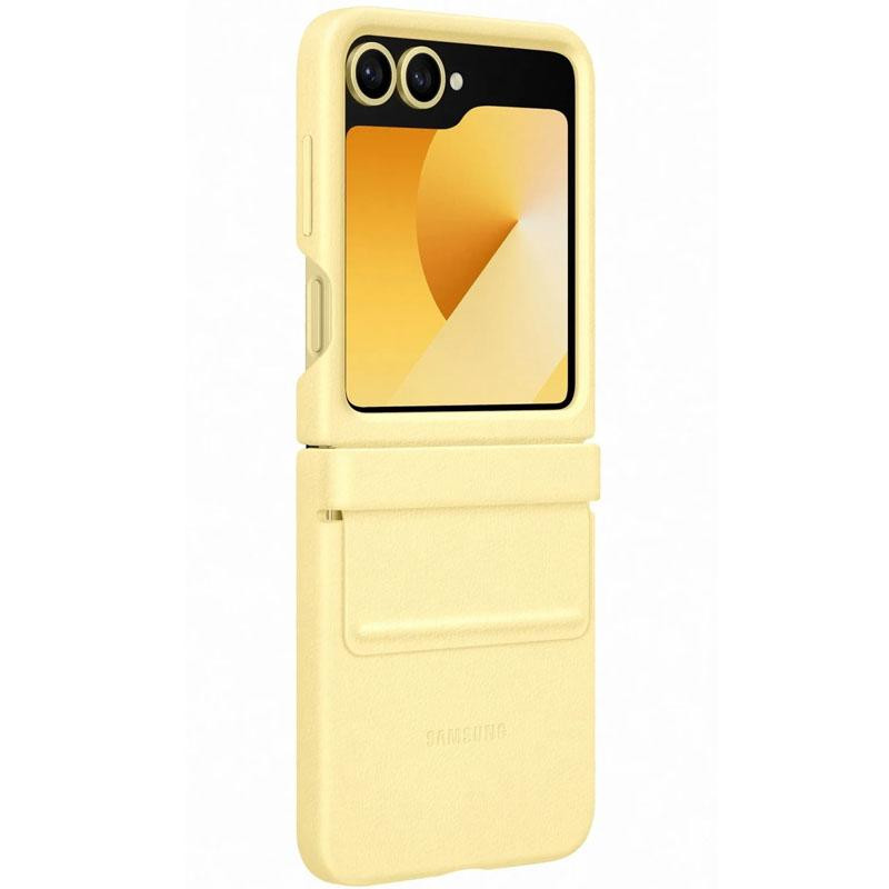 Кожаный чехол Leather Case (AAA) для Samsung Galaxy Z Flip6 Херсон - зображення 8
