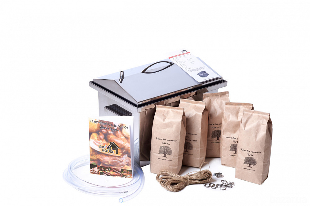 Коптильня горячего копчения Smoke House M DeLuxe с сумкой Харьков - изображение 6