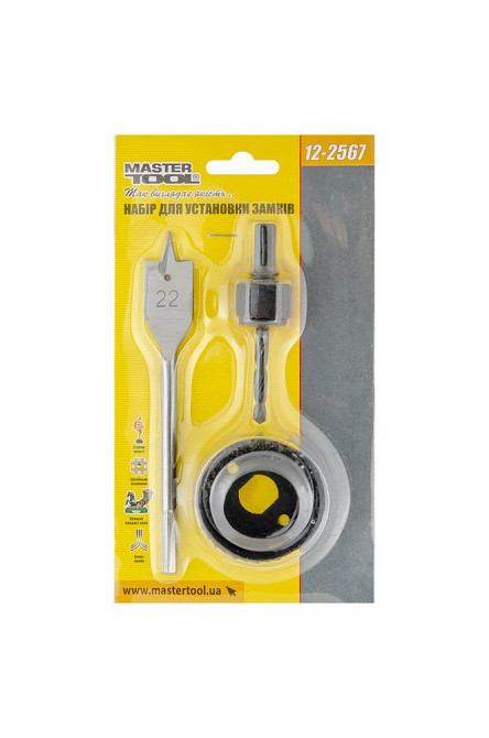 Набор для установки замков MASTERTOOL 3 эл 12-2567 Харьков - изображение 2