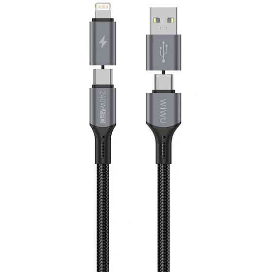 Дата кабель WIWU C077 Cyberlink Type-C to Lightning 27W (1m) Херсон