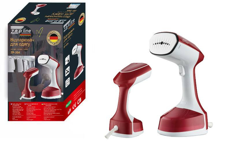 Отпариватель вертикальный ручной для одежды Zepline ZP-204-red 2500 Вт красный Киев - изображение 2