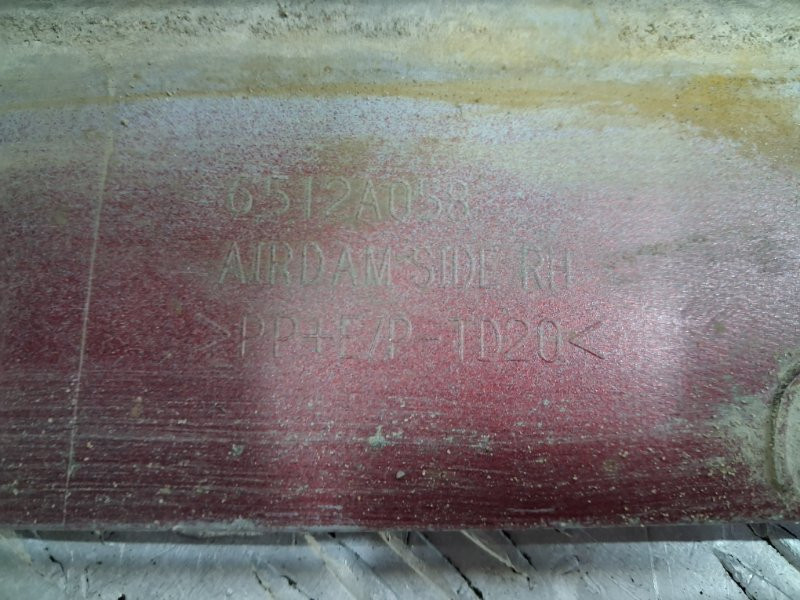 Накладка порога внешняя правая Mitsubishi Lancer 10 2.0 БЕНЗИН 4B11 2007 (б/у) Київ - зображення 8