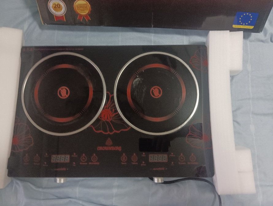 Инфракрасная электроплита с индукционным нагревом Дніпро - зображення 3