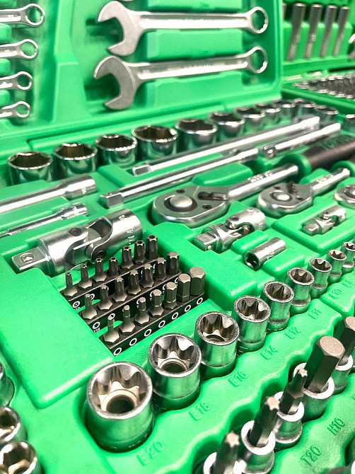 Профессиональный набор инструмента в кейсе 130ед. TOPTUL GCAI130B Харків - зображення 3