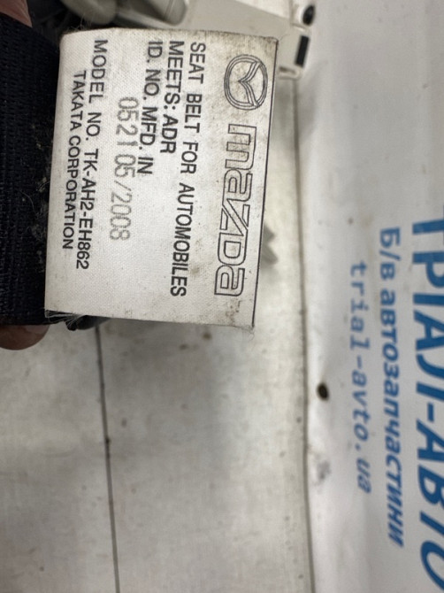 Ремень безопасности передний правый Mazda 6 GH 2.5 БЕНЗИН L5-VE 2007 (б/у) Киев - изображение 5