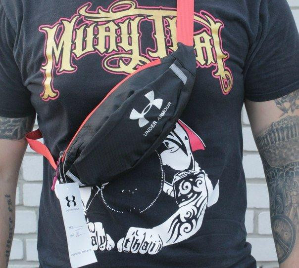 Поясная сумка Under Armour (черная) сумка на пояс Київ - зображення 5