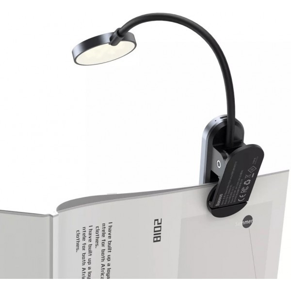 LED лампа для будинку Baseus Comfort Reading Mini Clip Dark Gray (DGRAD-0G) Харків - зображення 4