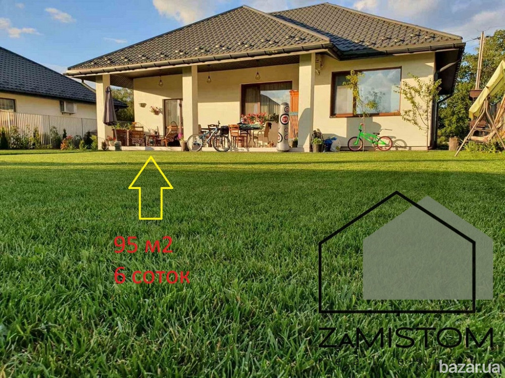 Продається прекрасний будинок 100м2 в закритому котеджному містечку, село Гнідин. Практичне плануван Бориспіль - зображення 1