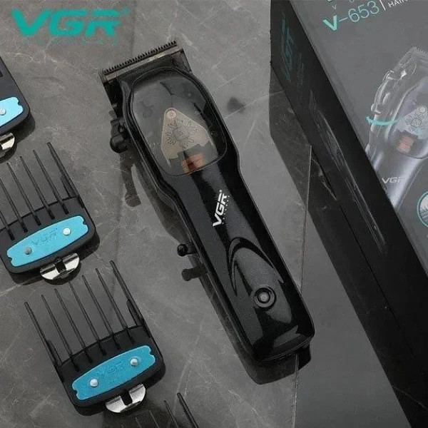 Машинка для стрижки аккумуляторная VGR V-653 черная Киев - изображение 3