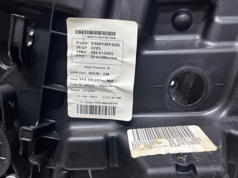 Стеклоподъемник передний правый Hyundai Sonata YF 2.4 БЕНЗИН G4KJ 2010 (б/у) Київ - зображення 5