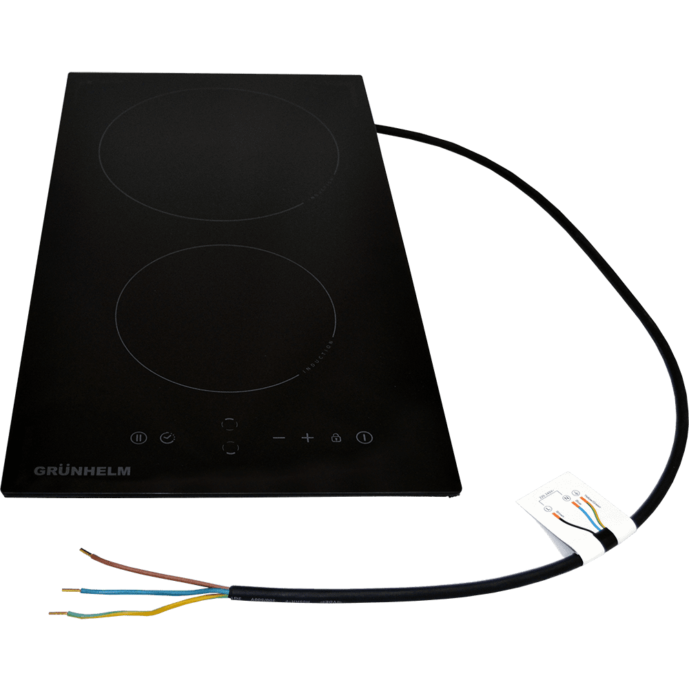 Варочная поверхность индукционная Grunhelm  GPI 523 B (2 конфорки) Сенсор Стеклокерамика Київ - зображення 3