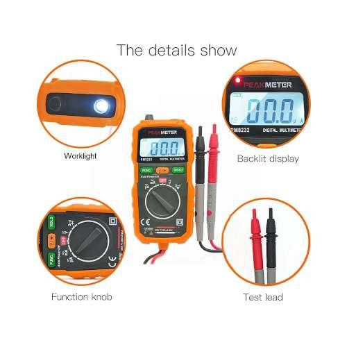 Мультиметр портативный цифровой PROTESTER PM8232 Харків - зображення 6
