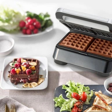 Бутербродница Braun SM5005 SILVBK 800 Вт серебристая Київ - зображення 3