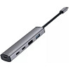 USB HUB Proove Arc Link 5 in 1 (2*USB3.0 + 3*Type-C3.0) Silver (HBAL00222024) Харків