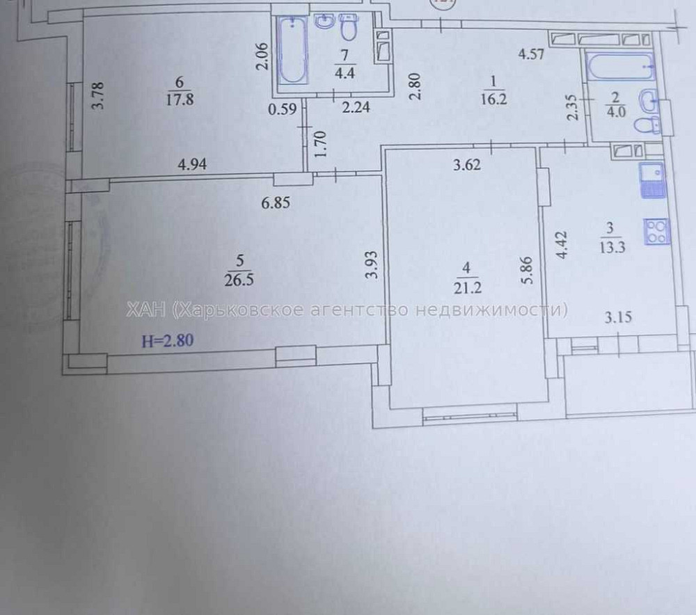 продажа 3-к квартира Харьков, Немышлянский, 70000 $  - зображення 9
