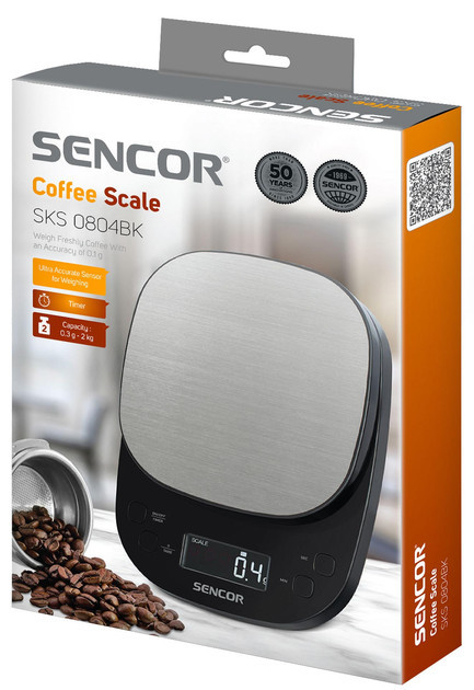 Весы кухонные Sencor SKS0804BK 2 кг черные Київ - зображення 9