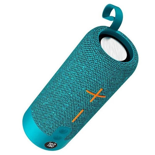 Колонка портативная Bluetooth T&G TG619 peacock сине-зеленая Київ - зображення 3