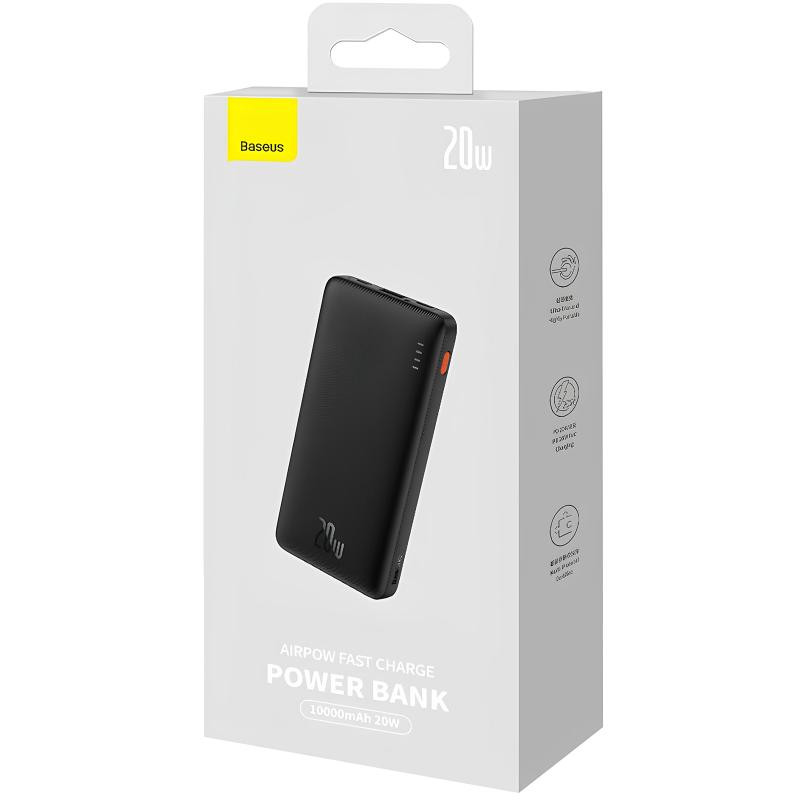 Портативное ЗУ Power Bank Baseus Airpow OS 20W 10000 mAh (PPQD09000) Херсон - зображення 5