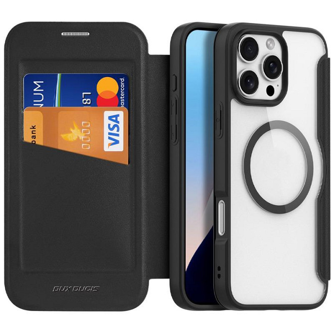 Чехол-книжка Dux Ducis Skin X Pro with MagSafe для Apple iPhone 16 Pro (6.3") Херсон - зображення 9