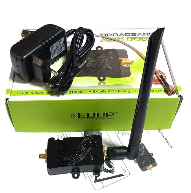 Усилитель сигнала Wi-Fi (репитер, бустер) 4W с внешней направленной антенной 20dBi (82859) Дніпро - зображення 2