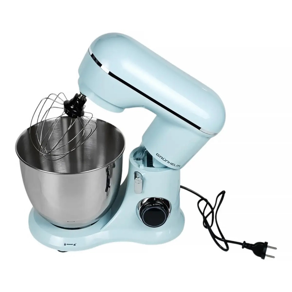 Кухонный комбайн Grunhelm GKM0025BL 1500 Вт голубой Київ - зображення 6