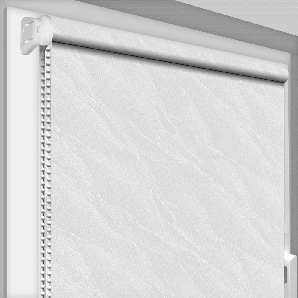 Рулонна штора Rolets Вода 1-2018-1400 140x170 см відкритого типу Біла Київ - зображення 1