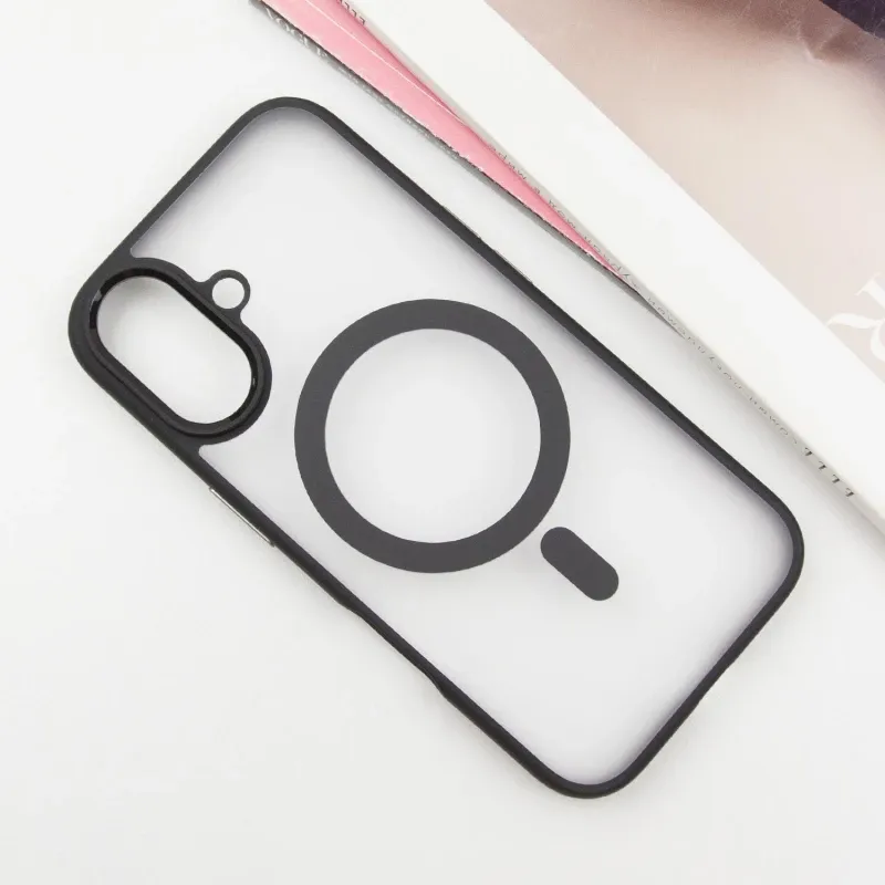 TPU+PC чехол Blueo Skin Friendly Frosted with MagSafe для Apple iPhone 16 (6.1") Херсон - изображение 8