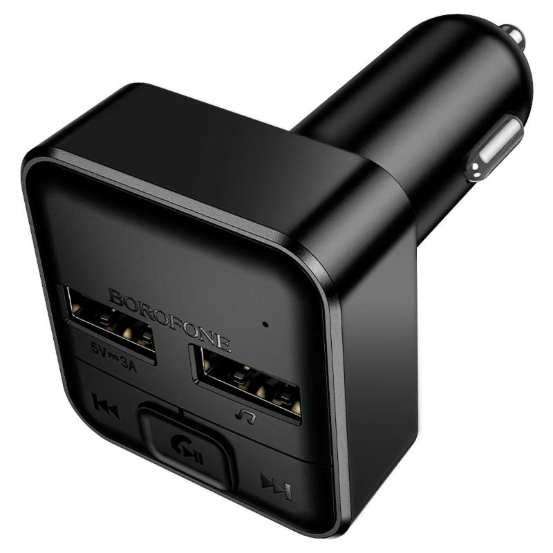 АЗУ FM модулятор Borofone BC63 Selecto QC3.0 (2USB-A) Херсон - зображення 3