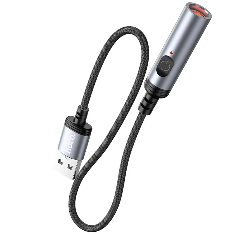 Портативный прикуриватель зажигалка Hoco UA30 USB Херсон - зображення 2