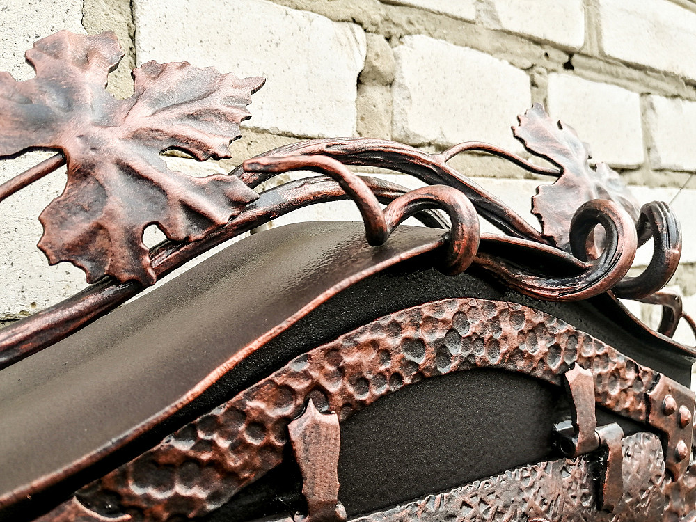 Почтовый ящик Лоза с номером, названием улицы и трубой для газет Сумы - изображение 5