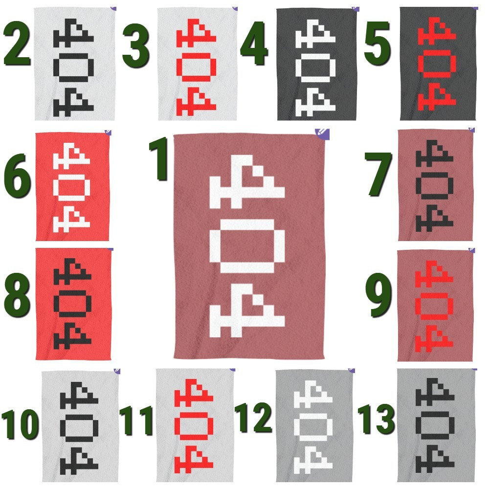 Рушник з принтом 404 Одеса - зображення 2